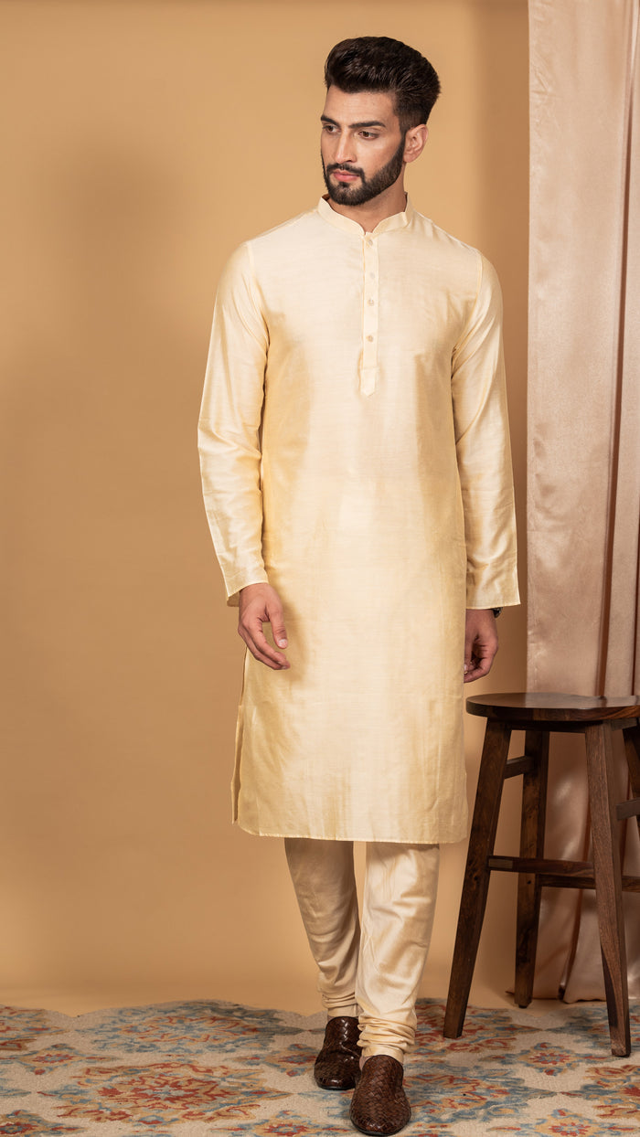 Men Multi Kurta Jacket Set