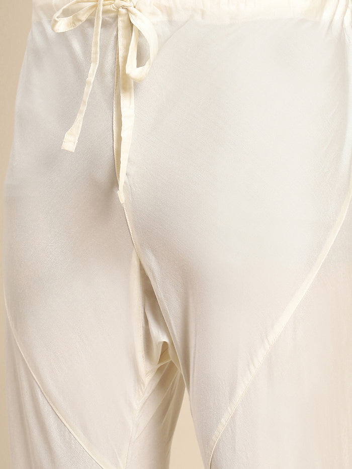 Men Mustard Yellow Solid Indowestern Churidar Set