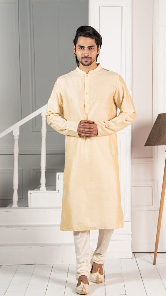 Men Yellow Kurta Set
