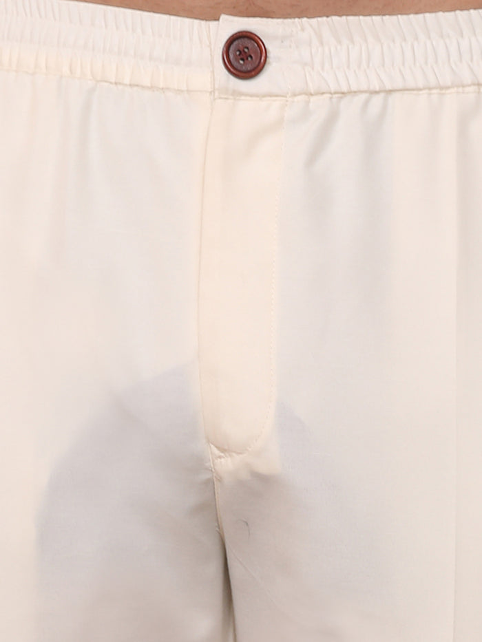 Men's Pink Kurta Trousers Set