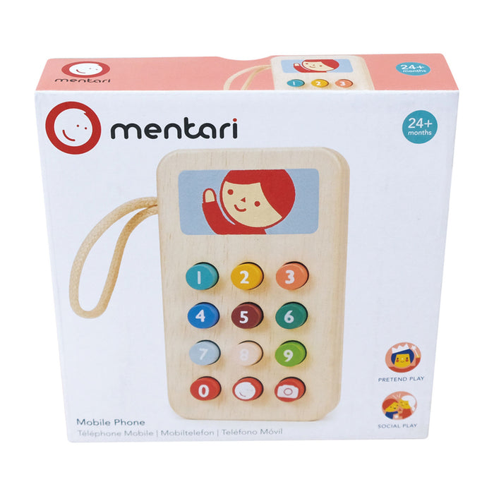 Mentari Wooden Toy Mobile Phone