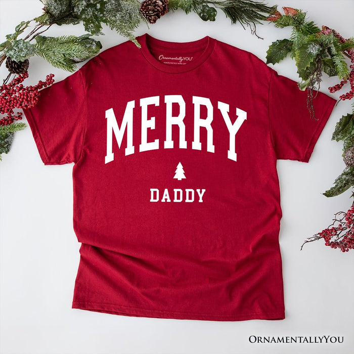 Merry Daddy Retro Christmas T-Shirt, Matching Family Holiday Tee T-Shirts OrnamentallyYou Cardinal XS