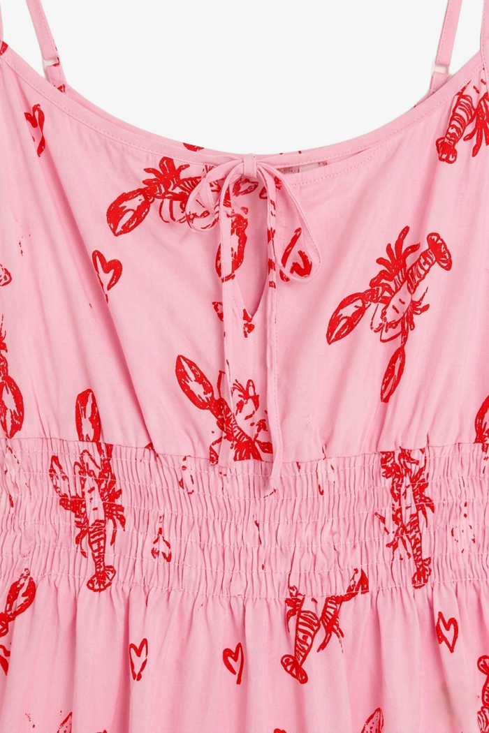 Micro Lobster Print Nightgown