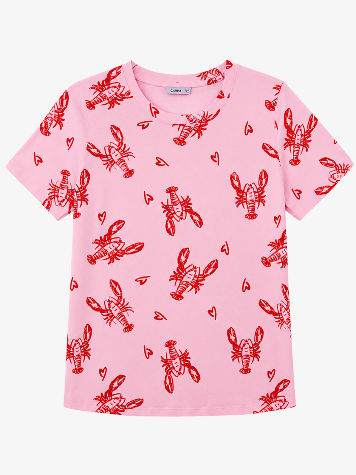 Micro Lobster Print Pyjama Set