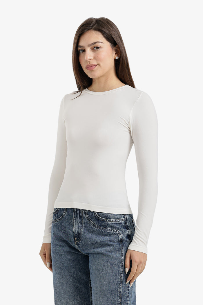 Microfiber Long Sleeve Top