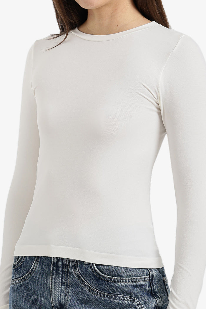 Microfiber Long Sleeve Top