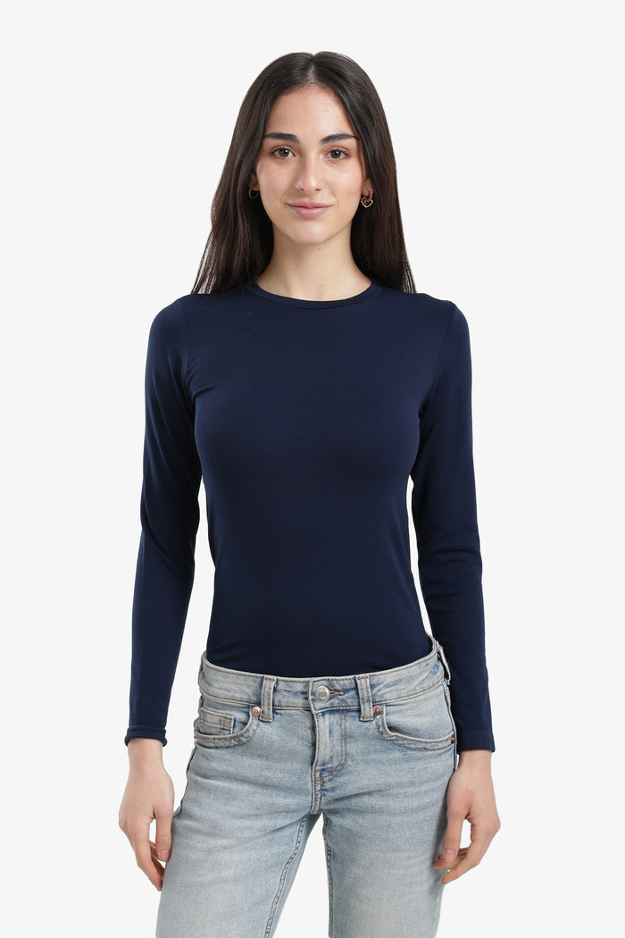 Microfiber Long Sleeve Top