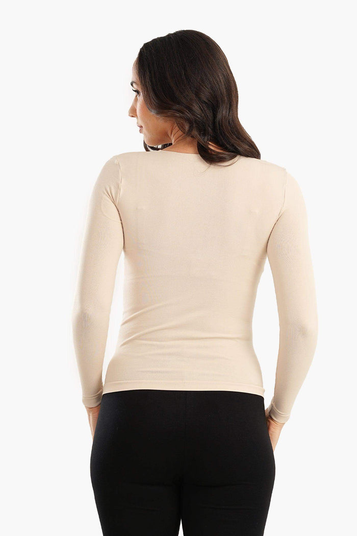 Microfiber Long Sleeves Top - Carina - كارينا