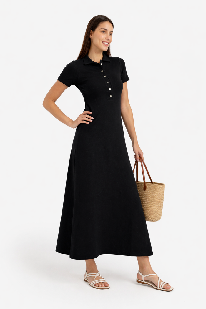 Midi Polo Dress