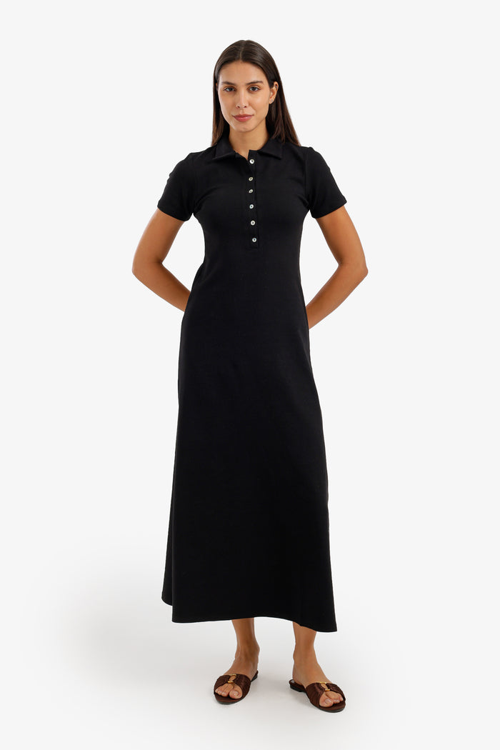 Midi Polo Dress