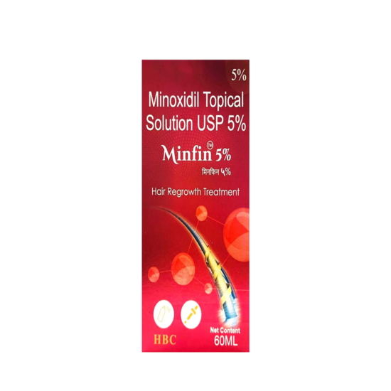 Minfin 5% hair Growth solution, 60ml