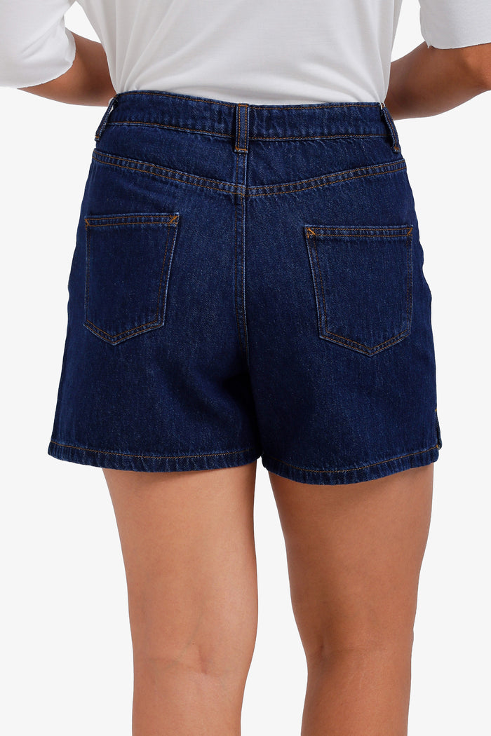 Mini Denim Beach Shorts