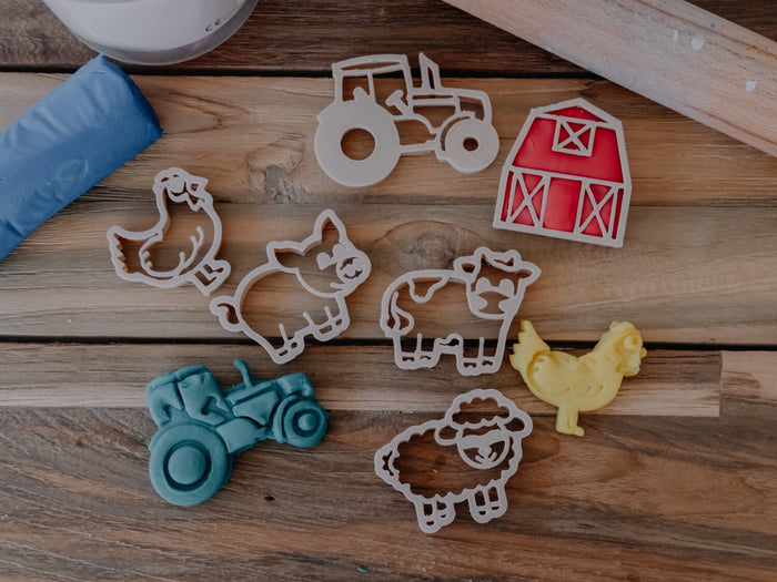 Mini Farm Playdough/Sensory Play Eco Cutter™ Set