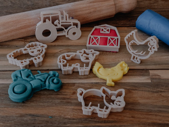 Mini Farm Playdough/Sensory Play Eco Cutter™ Set