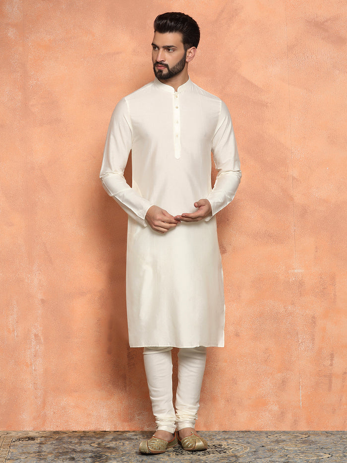 Mint Green Woven Nehru Jacket Kurta Churidar