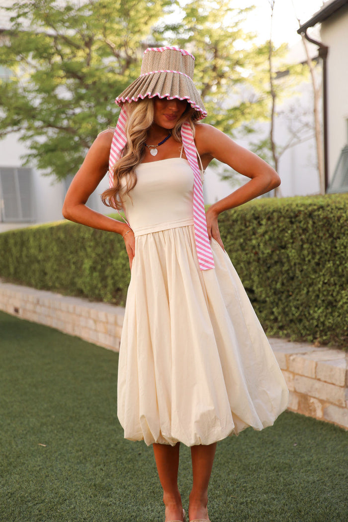 Miranda Midi Dress - Buttermilk