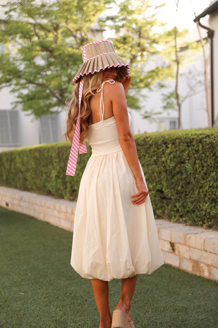 Miranda Midi Dress - Buttermilk