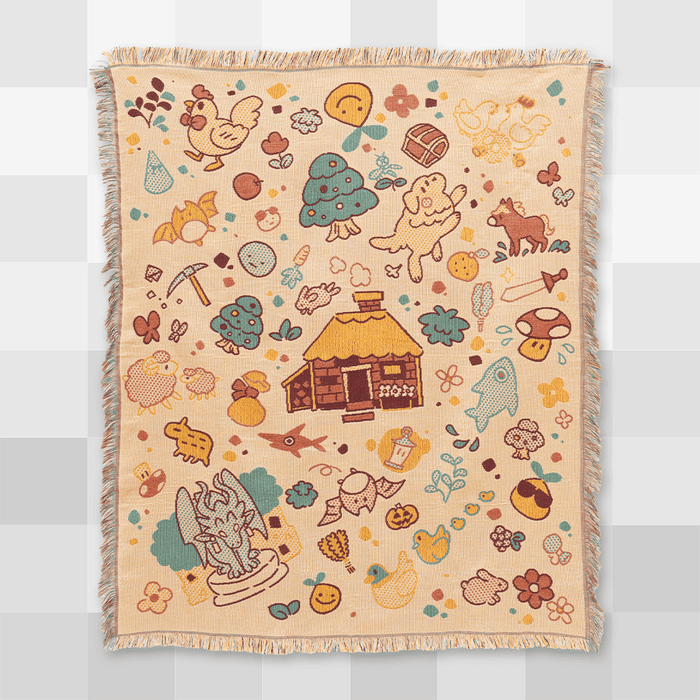Mistrian Friends Throw Blanket