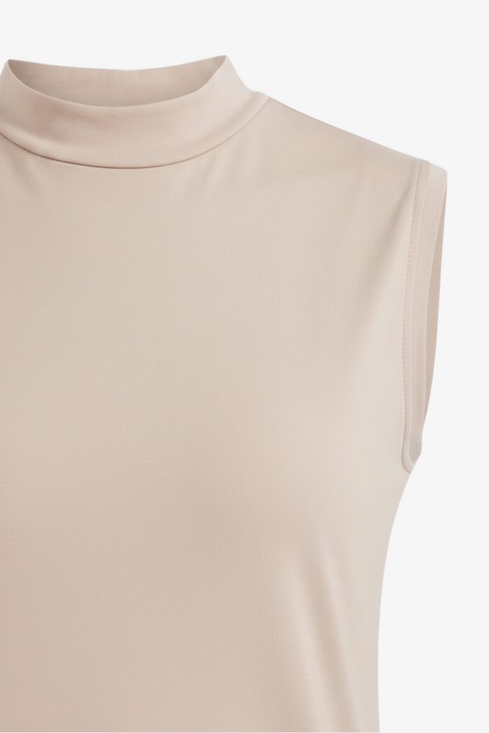 Mock-Neck T-Shirt