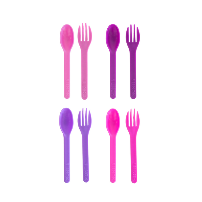 Montiico Out & About Cutlery Set - Blush