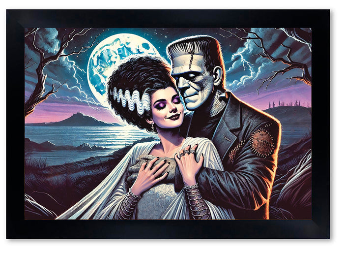 Moonlight Love  Monsters Art Print