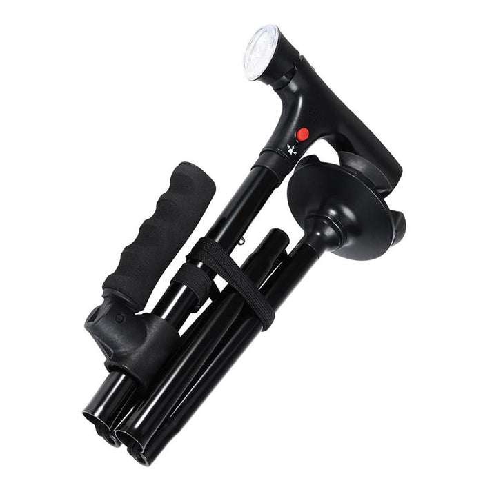 Multi-Functional Foldable LED Walking Cane