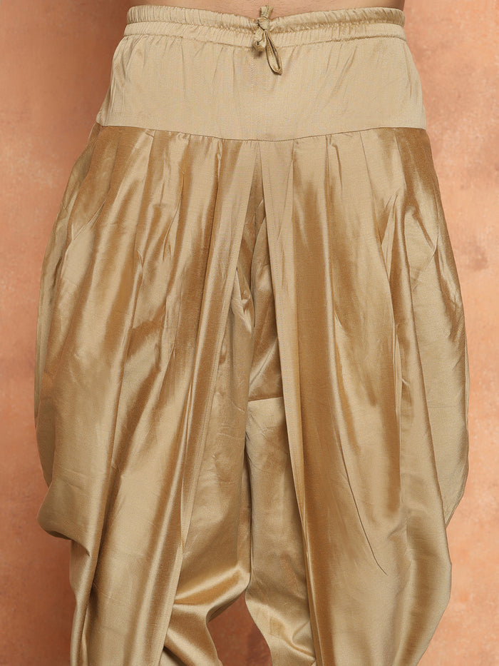 Multicolor Jacket Kurta Dhoti Set