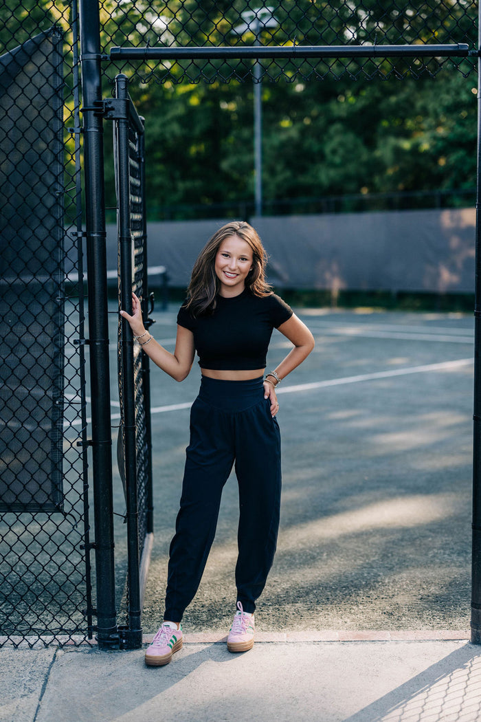 Never Better Joggers - Black FREE PEOPLE
