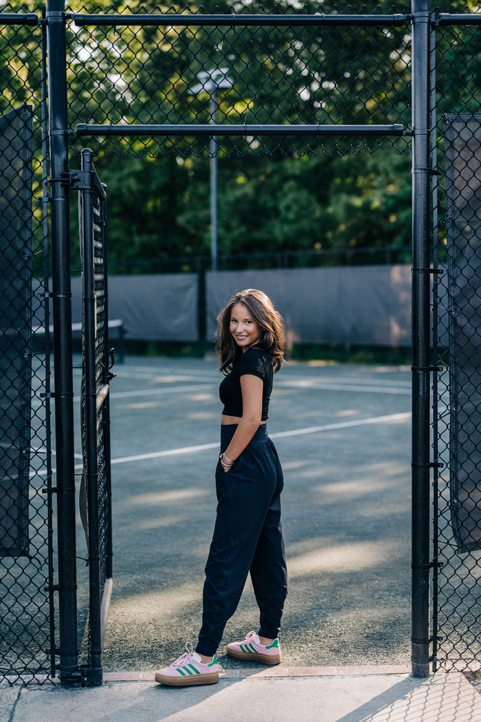 Never Better Joggers - Black FREE PEOPLE