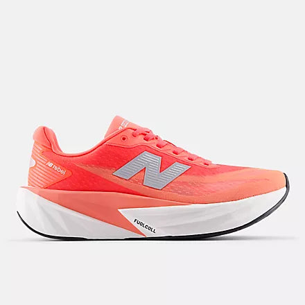 New Balance Women's FuelCell Rebel v5 - Urgent Red/White/Silver Metallic