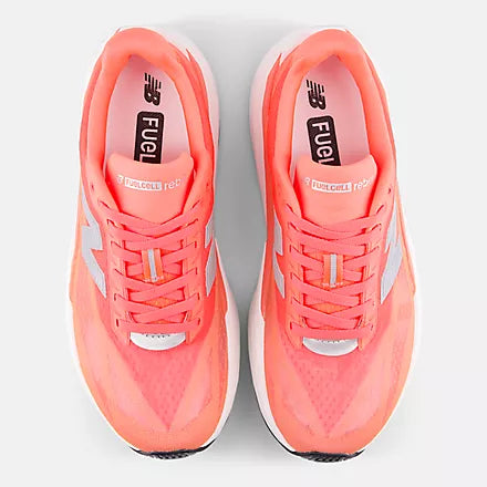 New Balance Women's FuelCell Rebel v5 - Urgent Red/White/Silver Metallic