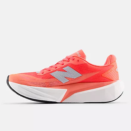 New Balance Women's FuelCell Rebel v5 - Urgent Red/White/Silver Metallic