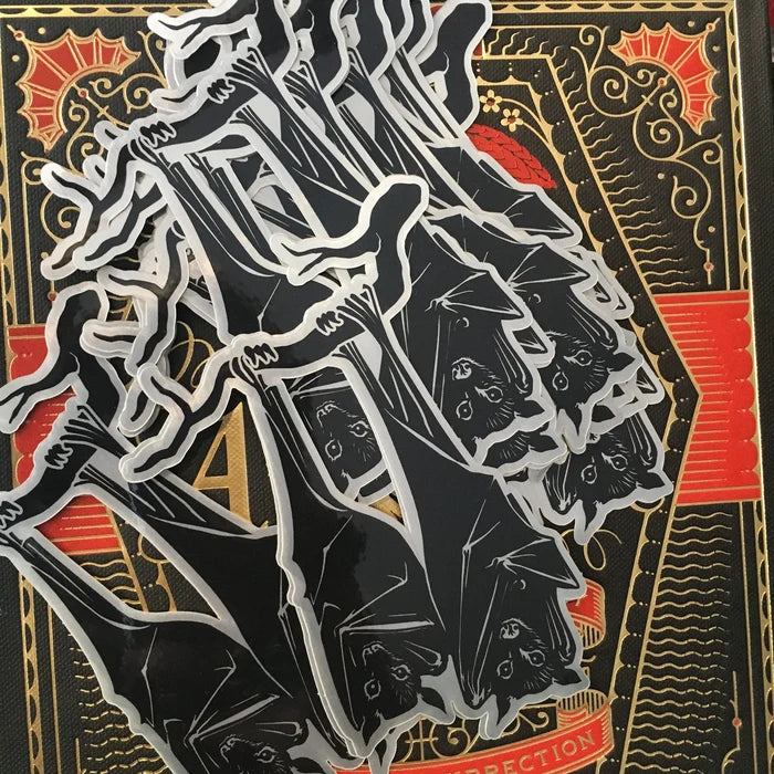 Nocturnal Lovers Bat Sticker
