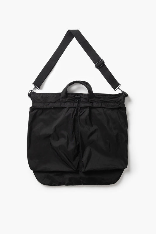 Non Stock MFG - Quilted Nylon Helmet Bag - Black