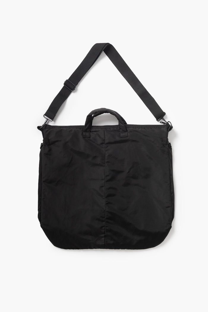 Non Stock MFG - Quilted Nylon Helmet Bag - Black