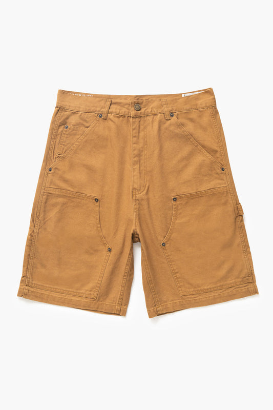 Okonkwo MFG - Aged Canvas Carpenter Shorts - Brown