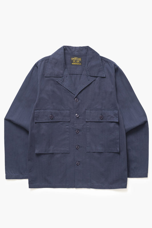 Okonkwo MFG - Cuban HBT Overshirt - Navy