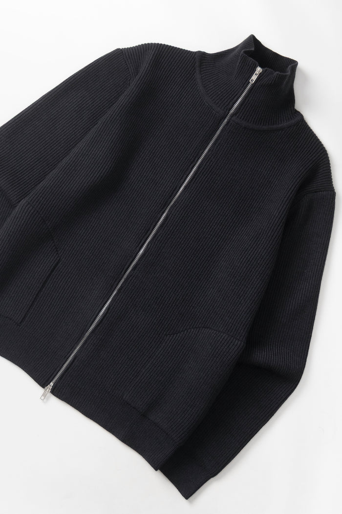 Okonkwo MFG - Double-Zip Cardigan - Dark Grey