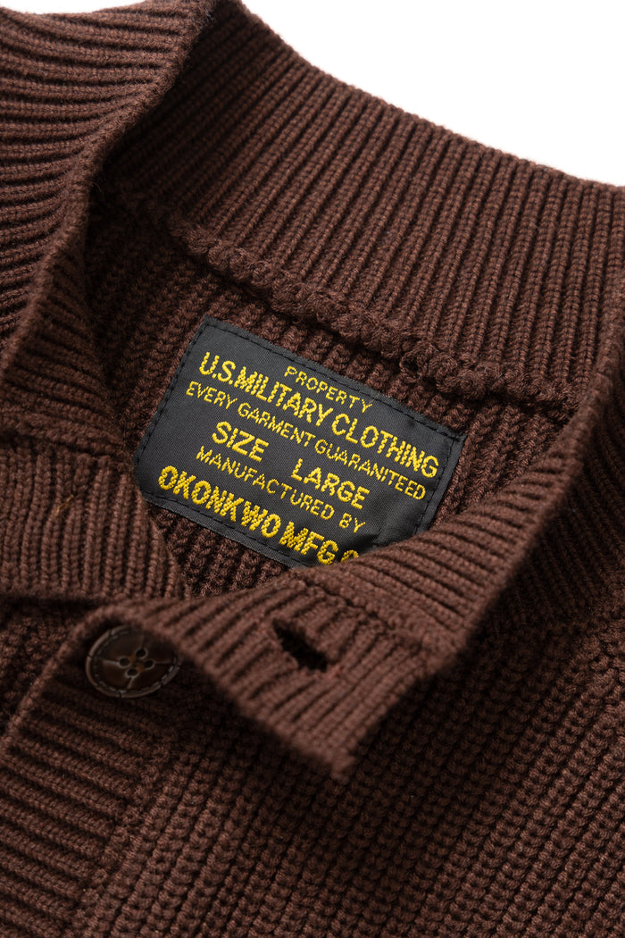 Okonkwo MFG - Knitted Cardigan - Brown