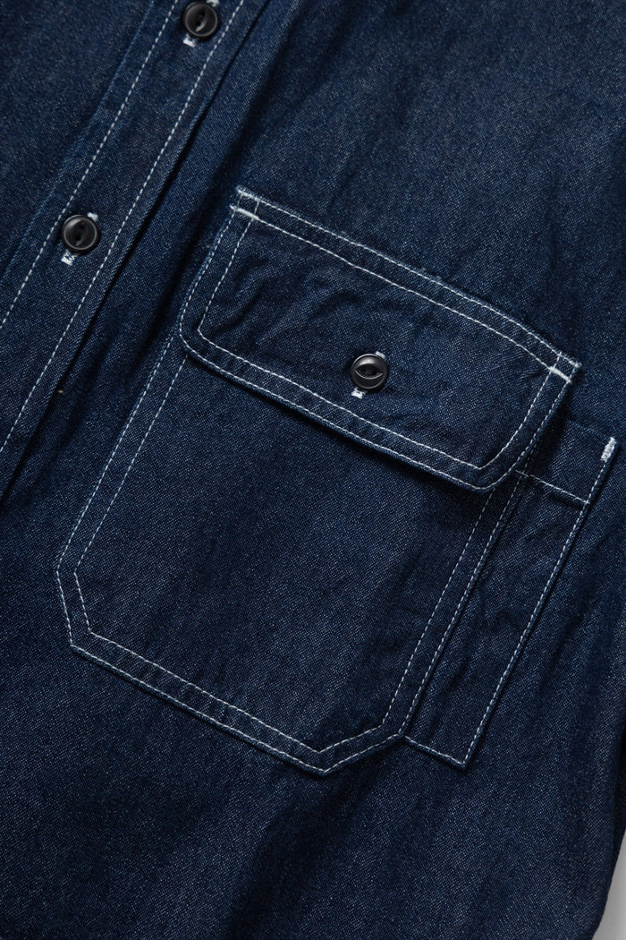 Okonkwo MFG - Multi-Pocket Denim Shirt - Indigo