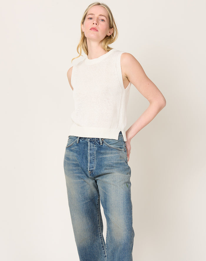 Demylee Olympia Top in Off White
