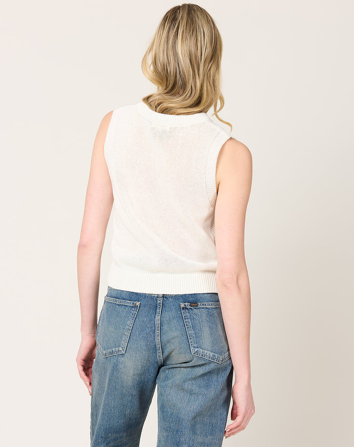 Demylee Olympia Top in Off White