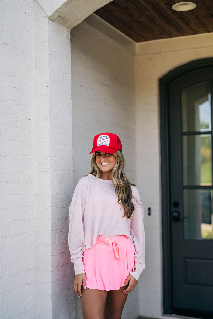 On Point Sporty Skort - Barbie Pink
