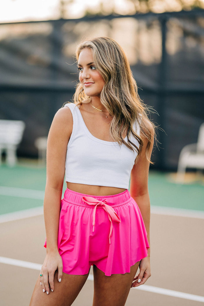 On Point Sporty Skort - Magenta
