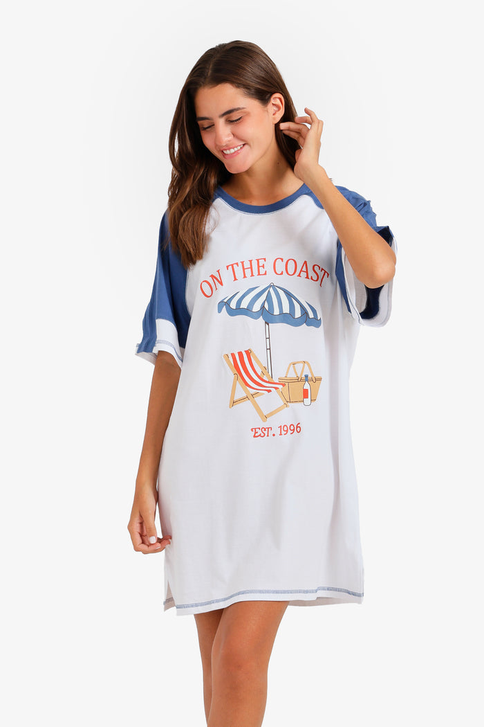 "On The Coast" Night Shirt