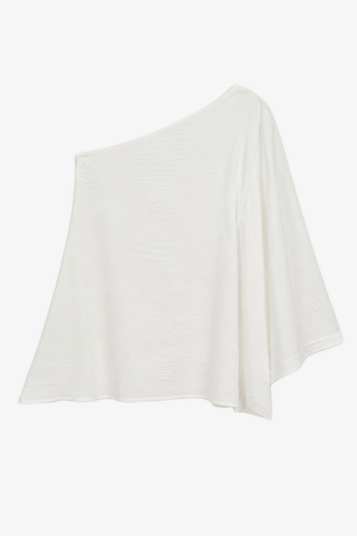 One-Shoulder Beach Shirt