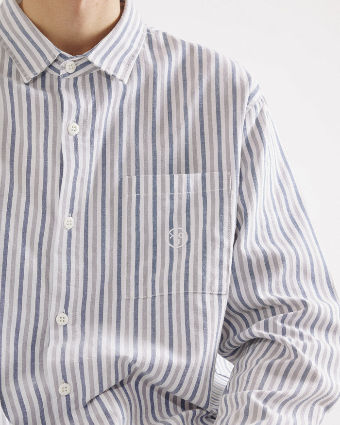 Overall Union - Box Button Down Shirt - Grey
