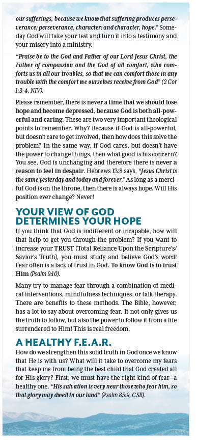 Overcoming Unhealthy Fear