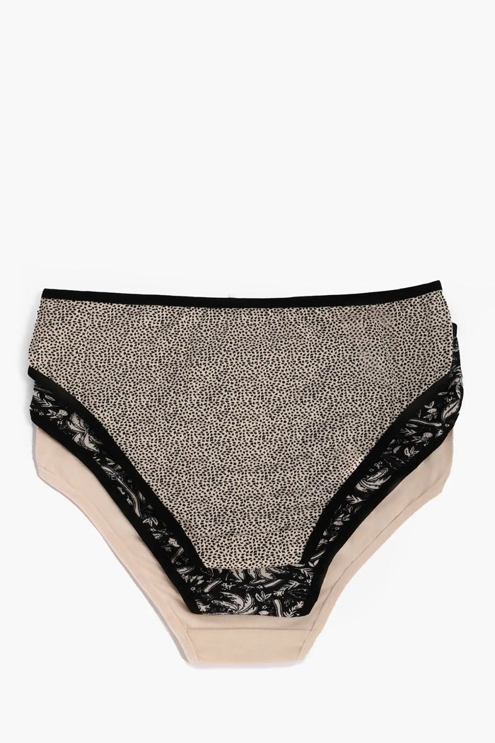 Pack of 3 Colored Bikini Panties
