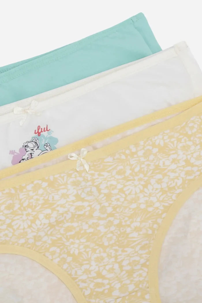 Pack of 3 Colored Bikini Panties